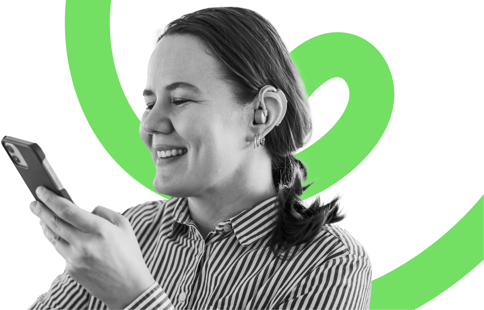 woman using smartphone